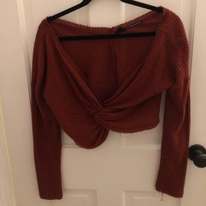 Cropped sweater